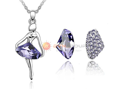 Rhodium Plated | Fashion Pendant Sets